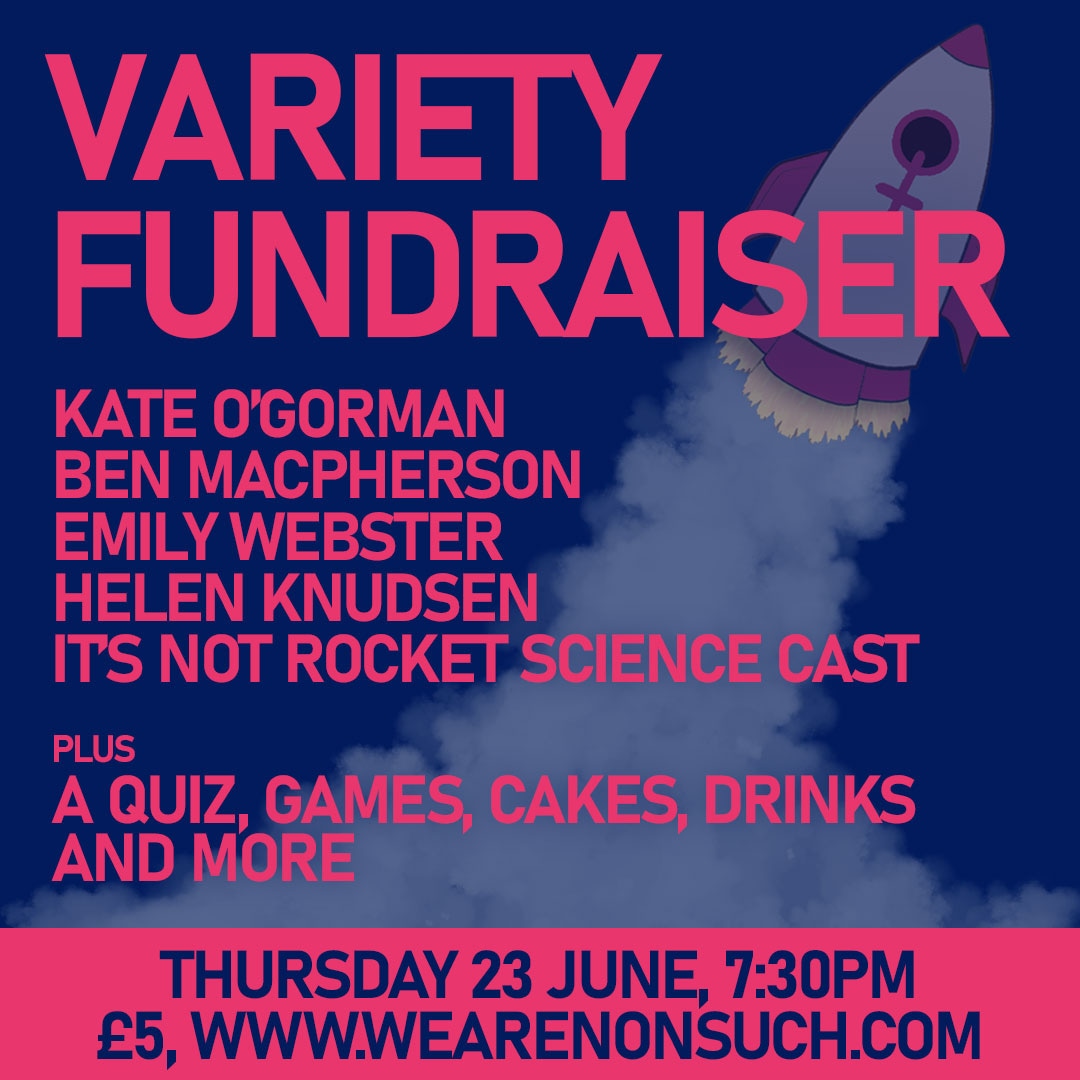 ✨TOMORROW✨
We are raising money to support our summer tour of <a href="/INRSplay/">It's Not Rocket Science</a> with a variety night at <a href="/wearenonsuch/">Nonsuch Studios</a>!

Tickets are only £5 - come and join us at 7:30pm THIS THURSDAY for an evening of fun!
wearenonsuch.com/portfolio/lett…