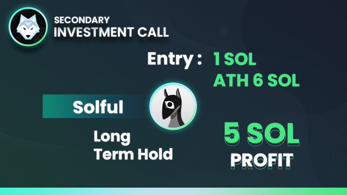 Good builder projects are deffo a must <a href="/SolfulNFT/">S ◎ L F U L // You are not alone</a> 5 Sol profit 🥳#Solana