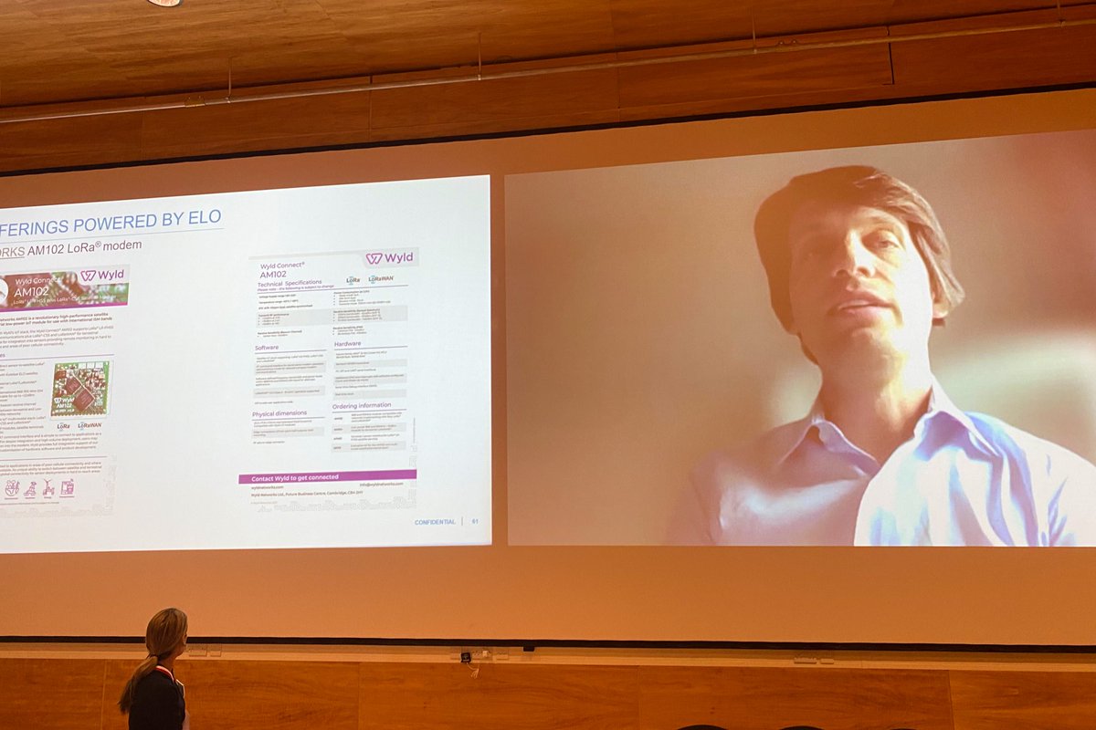 WyldNetworks's tweet photo. Great talk from @LucPerard of @Eutelsat_SA at the @CambWireless event today as he discusses global #IoT coverage including partnership with Wyld Networks #satellite #connectivity https://t.co/IHQi4iKvje