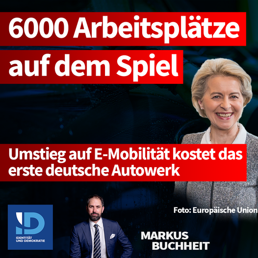 BuchheitMarkus's tweet photo. Das #Verbrennerverbot der #EU kostet das erste deutsche #Autowerk in #Saarlouis. 6000 #Jobs stehen auf dem Spiel.
Bereits vor Jahren habe ich vor dieser Entwicklung gewarnt. In Brüssel haben wir gemeinsam gegen das Aus für den #Verbrenner gekämpft.
https://t.co/V7FNnyPVQN https://t.co/cYhc5Zj4iO