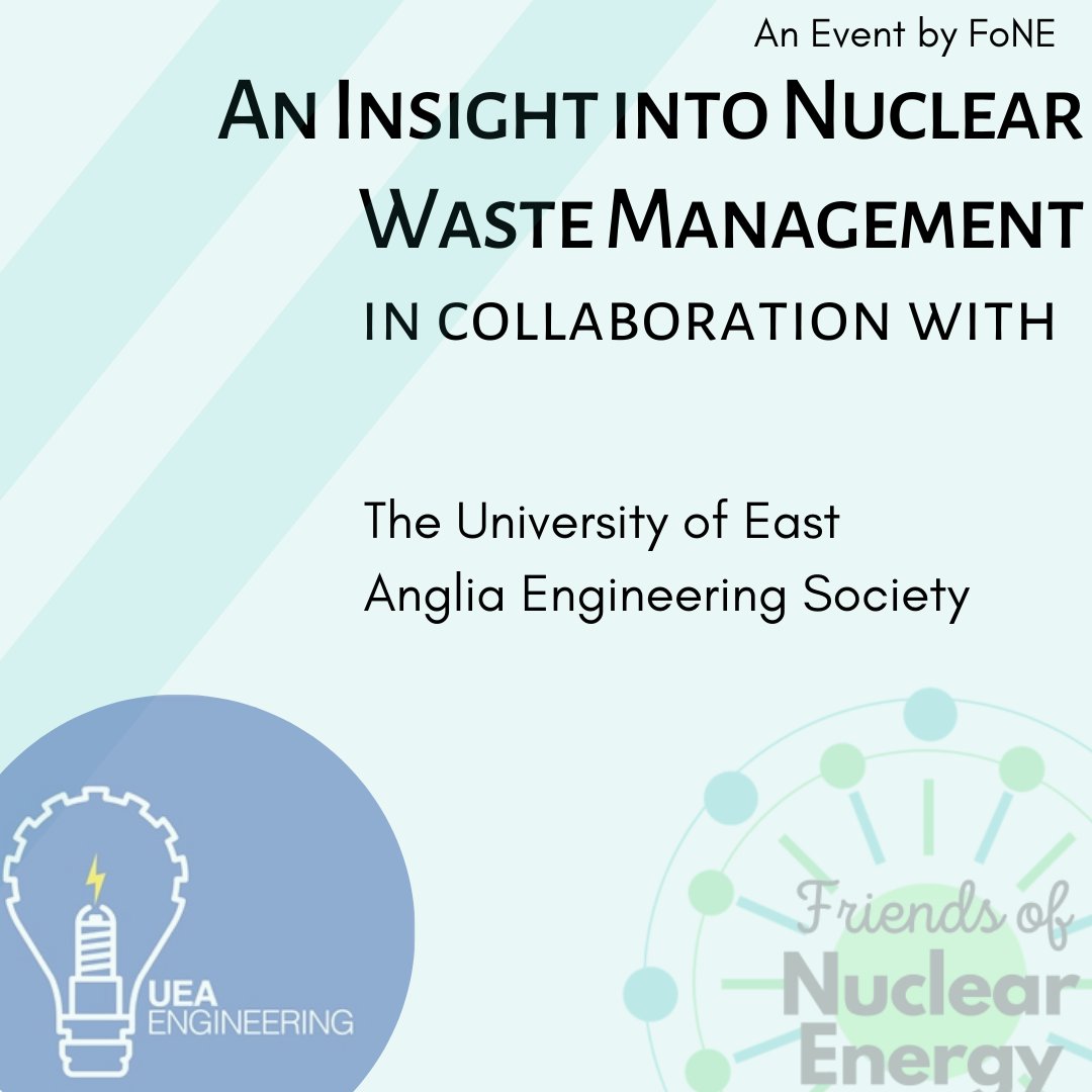 Here is the agenda for our event in collaboration with the UEA Engineering Society. 

REGISTER HERE:  forms.office.com/Pages/Response…

<a href="/NI_YGN/">Nuclear Institute Young Generation Network (YGN)</a> <a href="/WiNuclear/">Women in Nuclear UK</a> <a href="/engineeringuea/">UEA School of Engineering</a> 
  #nuclear #nuclearpower #netzeroneedsnuclear #fone