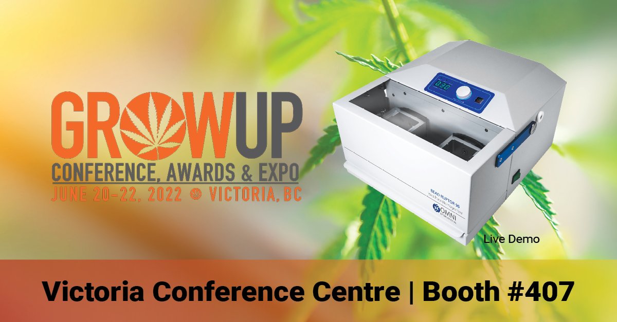 OmniInc's tweet image. Last day here at Grow Up Conference in Victoria, BC. Have you stopped by booth #407 yet? bit.ly/3n1TTMB #homogenizer #homogenizing #science #scientist #microbiologist #growup #growup2022 #medicalcannabis #cannabis