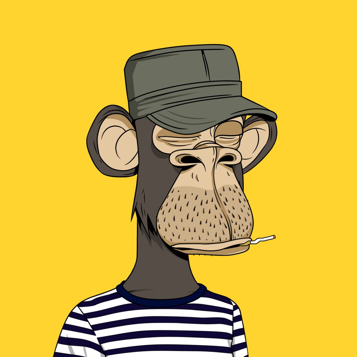 F1reDragon_'s tweet photo. is the #YellowArmy ready ? #Tribe is Coming 🟨🟥
any #DMTApes around ? or Navy Striped Army Hat Apes ? 
@0xApes_NFT #0xApes_NFT #0xapes #apefollowape #NFTs #bananabrew #NFT #NFTCommunity #NFTDrop #NFTNYC #NFTCollectors https://t.co/zcwAoYH5JW
