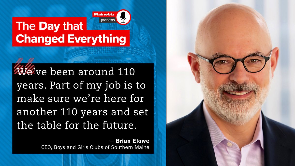 "We've been around 110 years. Part of my job is to make sure we're here for another 110 years and set the table for the future."

Check out our CEO, Brian Elowe, on "The Day That Changed Everything" podcast!
mainebiz.biz/podcasts/the-d…
