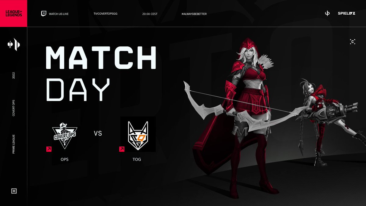 CovertOpsGG's tweet photo. 🚨 GAME DAY | Div 3.2🚨
Our WEEK 2 matches end tonight as we take on TeamOrangeGaming 🔥 With an unfortunate set of games last week we look to have a strong 2-0 performance😤
⚔️ @TOGfoxes
⏰ 2000 CEST
📺 https://t.co/mzu7jK6uGU
🎙️ @Forsaken53ews
#OPSWIN #StraussPrimeLeague https://t.co/bJhmUri3L2