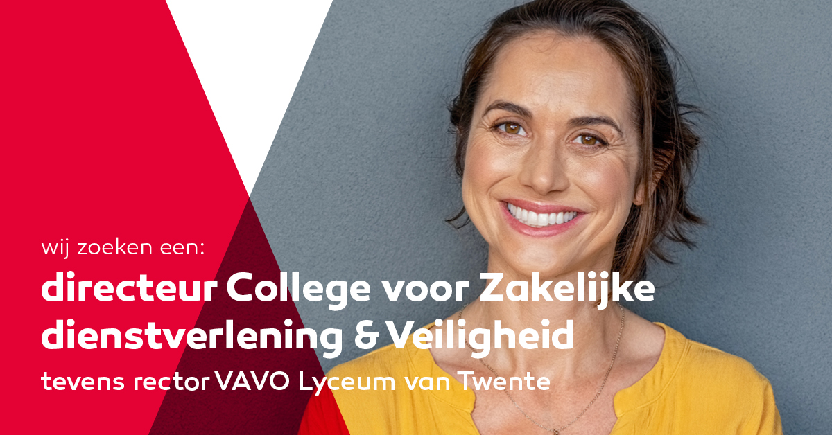Ben jij in staat soepel te schakelen tussen bijdragen aan onze strategische koers en ambities en op een toegankelijke manier leidinggeven aan het College voor Zakelijke dienstverlening &amp; Veiligheid? Dan zoeken we jou! >> bit.ly/3NcPAbO #werkenbijrocvantwente #rocvanjou