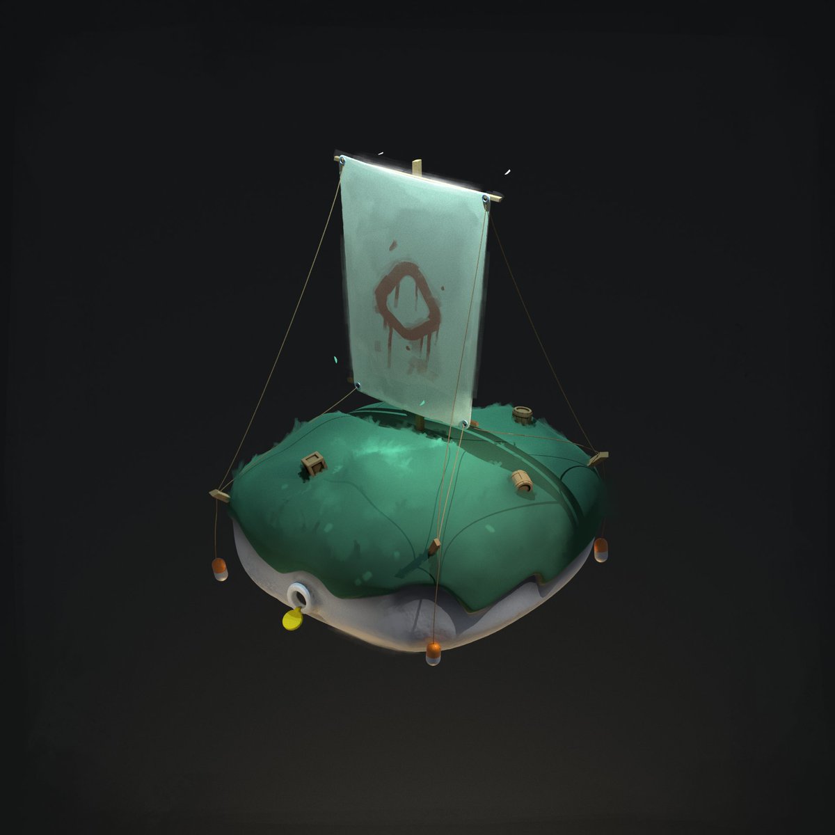 artbydents's tweet photo. Tiny floating island. The pioneers used to ride these babies for miles.
#Blender3d #blendernpr #conceptart #3dart #illustration #blendercommunity https://t.co/2ZC7JGv1Ge