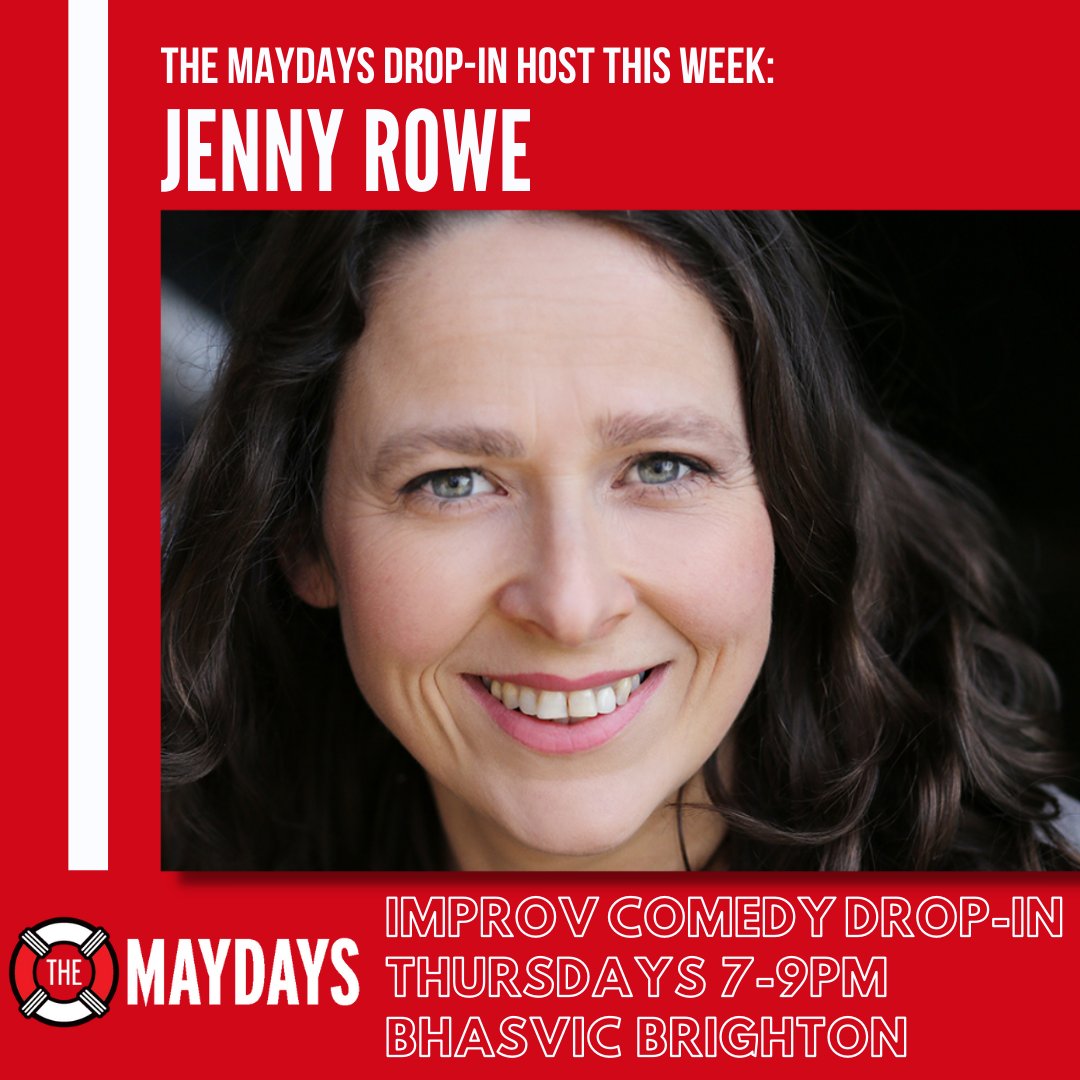 maydaysimprov's tweet photo. Our Improv Comedy Drop-in host this week has switched to our smasher Jenny Rowe! 😎
Join her for your weekly dose of happiness here: https://t.co/ygwwImEVAu
#BrightonImprov #ImprovDropin #improv #ImprovComedy #ImprovClass #ImprovisedComedy #Improvisation https://t.co/HyjsoiAykw