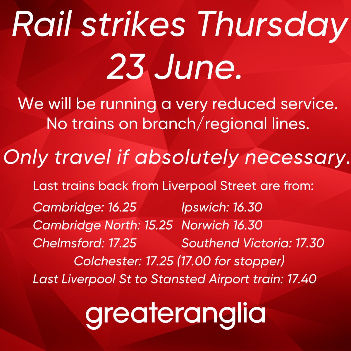 Greater Anglia News tweet media