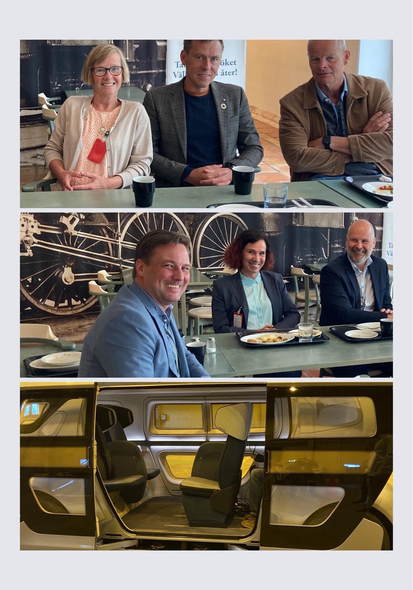 Morgondagens mobilitetslösning är en förarlös farkost med 5-6 sittplatser som ersätter bilen, bussen och i viss mån kontoret. Du hämtas vid ytterdörren efter anrop från en app. Besök hos #nevs idag. <a href="/HelenaN_vgr/">Helena L Nilsson</a> <a href="/GustafZ_vgr/">Gustaf Zettergren</a> <a href="/VGR_regionalutv/">Regional utveckling</a> #hållbaratransporter #mobilitet