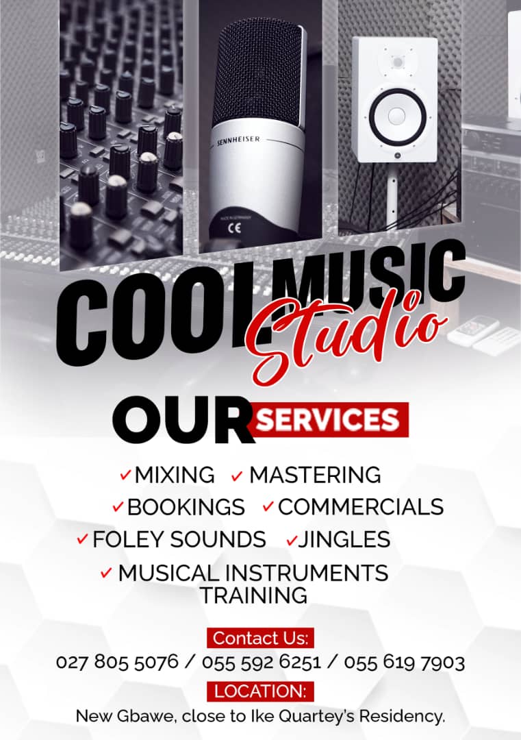 Lexander_Anok's tweet photo. Our official recording studio is officially opened now. So kindly contact us anytime, and any day for quality works ๐ช. Every detail can be seen on the flyer. We are ready to serve you. Best regards โค๏ธโค๏ธโค๏ธ
#mixing #mastering #musicstudio
#jingles #foleysounds #commercials https://t.co/MgbloNfBUO