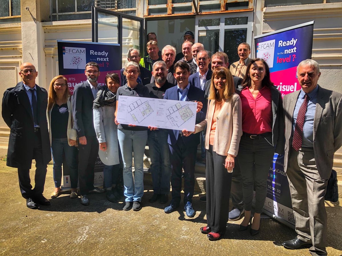 EFCAM_France's tweet photo. Le chantier des nouveaux locaux de l’EFCAM Sud dans le cadre de #GrasseCampus avance à pas de géant !
 
Inscrivez vous à contact@efcam.academy pour effectuer une visite le mercredi 6 juillet à 18h.

@villedegrasse @comagglo @JeromeViaud https://t.co/jKF2NNfk4J