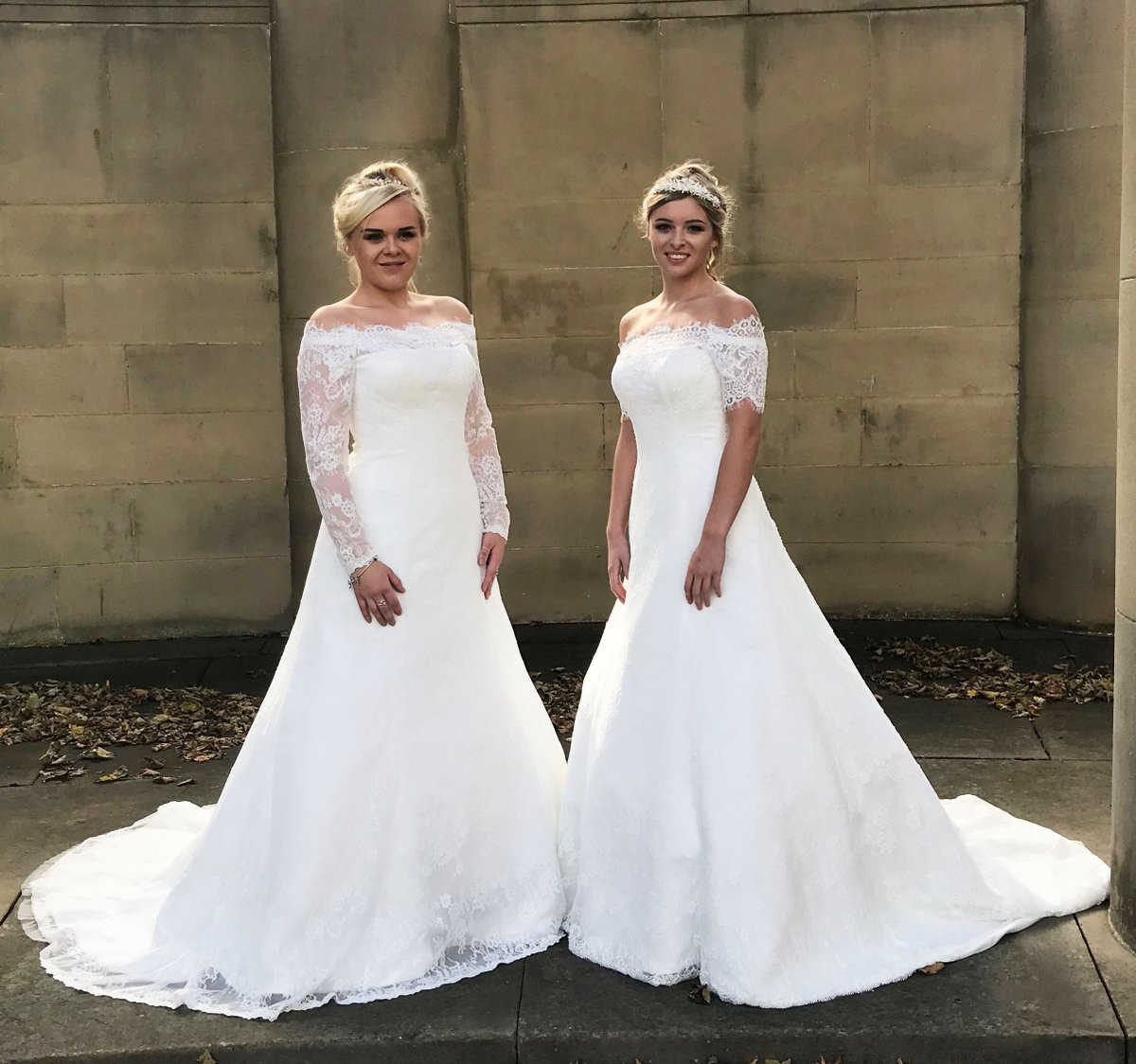 Rose'
This Bardot gown is a striking and modern take on the traditional all-over lace look. The beautiful scalloped neckline makes this gown feel more delicate and feminine. The flattering A-line cut is finished with an impressive train.
Available in Sizes 6 - 28