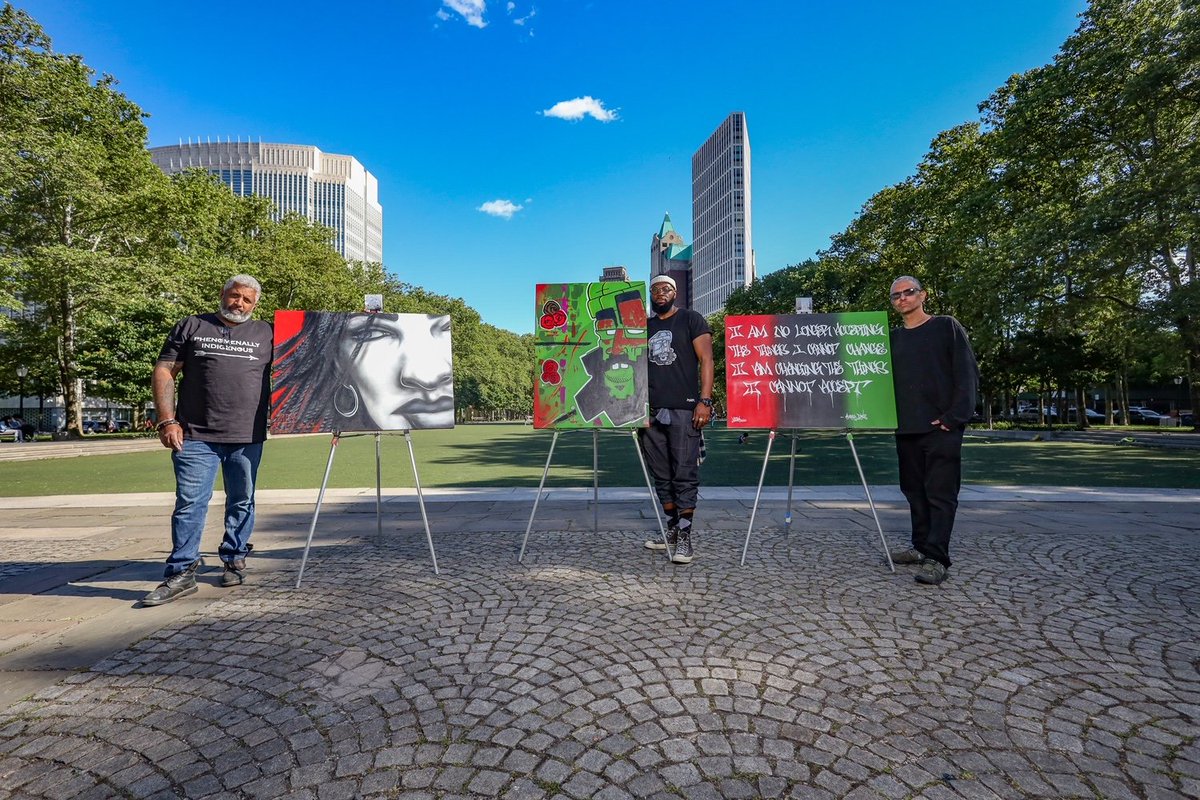 Amazing celebration last Sunday for @cadmanplazaconservacy honoring #juneteenth2022 . Our core.mission and ability to give back was never attached to a building. #theonly5pointzyoucantrust