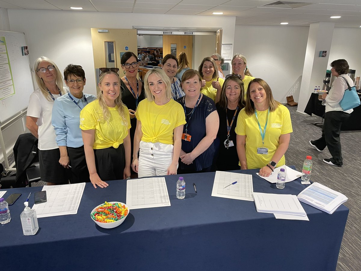 NurseMichelleK's tweet photo. Some of our lovely LJMU staff and SCPHN students helping with registration and refreshments at our ACEs conference #LJMUACEs  @CarmelHenshall @slo9576  @LJMU_Health https://t.co/kKH41IP35g