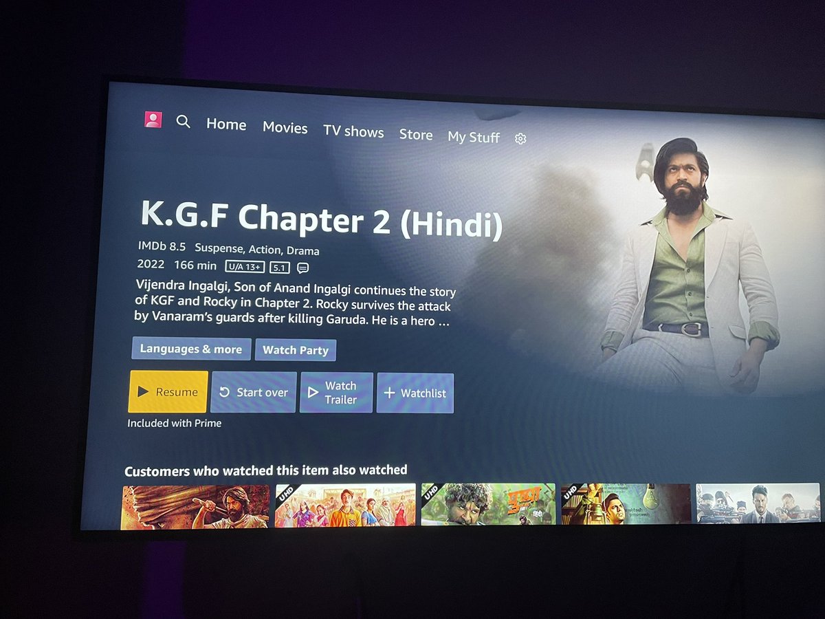 pratikdas321's tweet photo. @PrimeVideoIN Release KGF2 in 4k
@amazonIN @AmazonHelp https://t.co/BQtBuDUup4