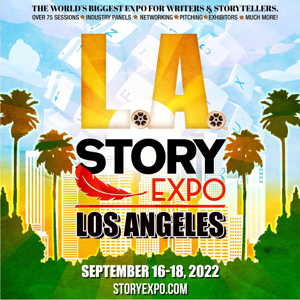 Story Expo returns LIVE to Los Angeles the weekend of Sept. 16-18, 2022 at the Pasadena Convention Center! Ideal for Screenwriters, TV writers, Novelists &amp; More! storyexpo.com #screenwriting #script #scripts #Screenwriter #novelist #writerscommunity  <a href="/THR/">The Hollywood Reporter</a> <a href="/Variety/">Variety</a>