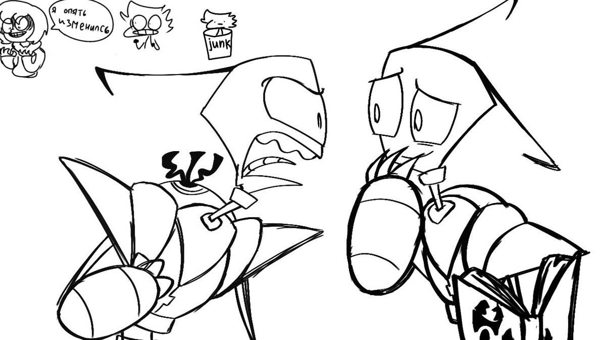 0sweet_paper0's tweet photo. it's been two centuries since I've been publishing something! HAHAHA! #AVTP #averytallproblem #invaderzim #invaderzimfanart #tallestpurple #tallestred #fanart #izart https://t.co/6qu2SN9n8C