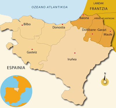 EuroDigitalLang's tweet image. Sooo, let's begin! (1/6)

Basque is spoken in the north of the Iberian Peninsula and the southwest of the Hexagone, in both sides of the Pyrenees.
Basque Country (Euskal Herria, Pays Basque, País Vasco...) consists of 3 separate administrative entities and 7 total territories 👇