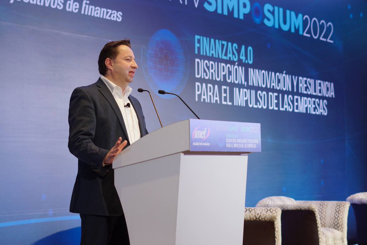 IMEF_CDMX's tweet photo. ¡Comenzamos! Durante el desayuno, contamos con la participación de Axel Canale, Director General de Latinoamérica en @kyribacorp, con la conferencia: Tendencias y transformación de la Gestión de Liquidez. 

#Simposium2022 @IMEFOficial https://t.co/L5SsI1BMAO