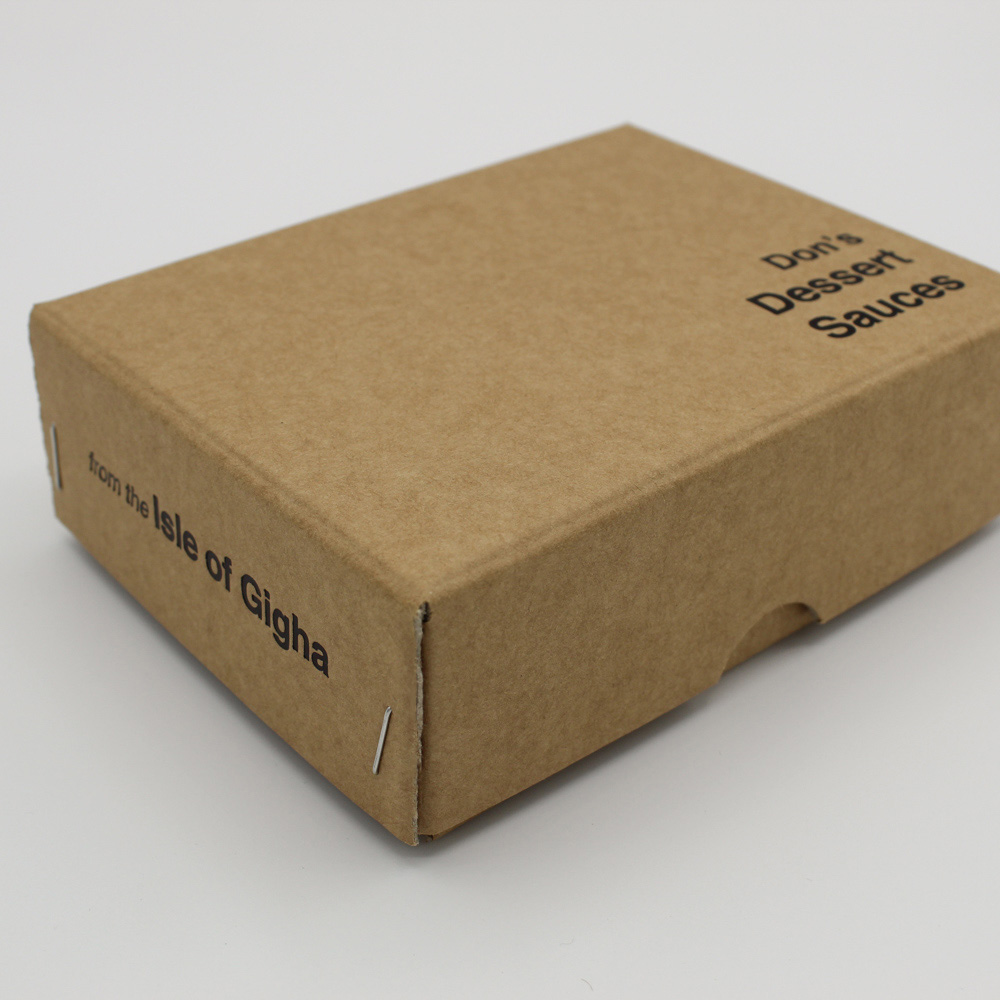 Stitchedboxes's tweet photo. Recently made boxes for Wee Isle Dairy from the Isle of Gigha, Scotland. This box is designed specifically for the Don's Dessert Sauce selection 🙂 

#hotfoil #bespokeboxes #sustainable #packaging https://t.co/whb2IcGPcA