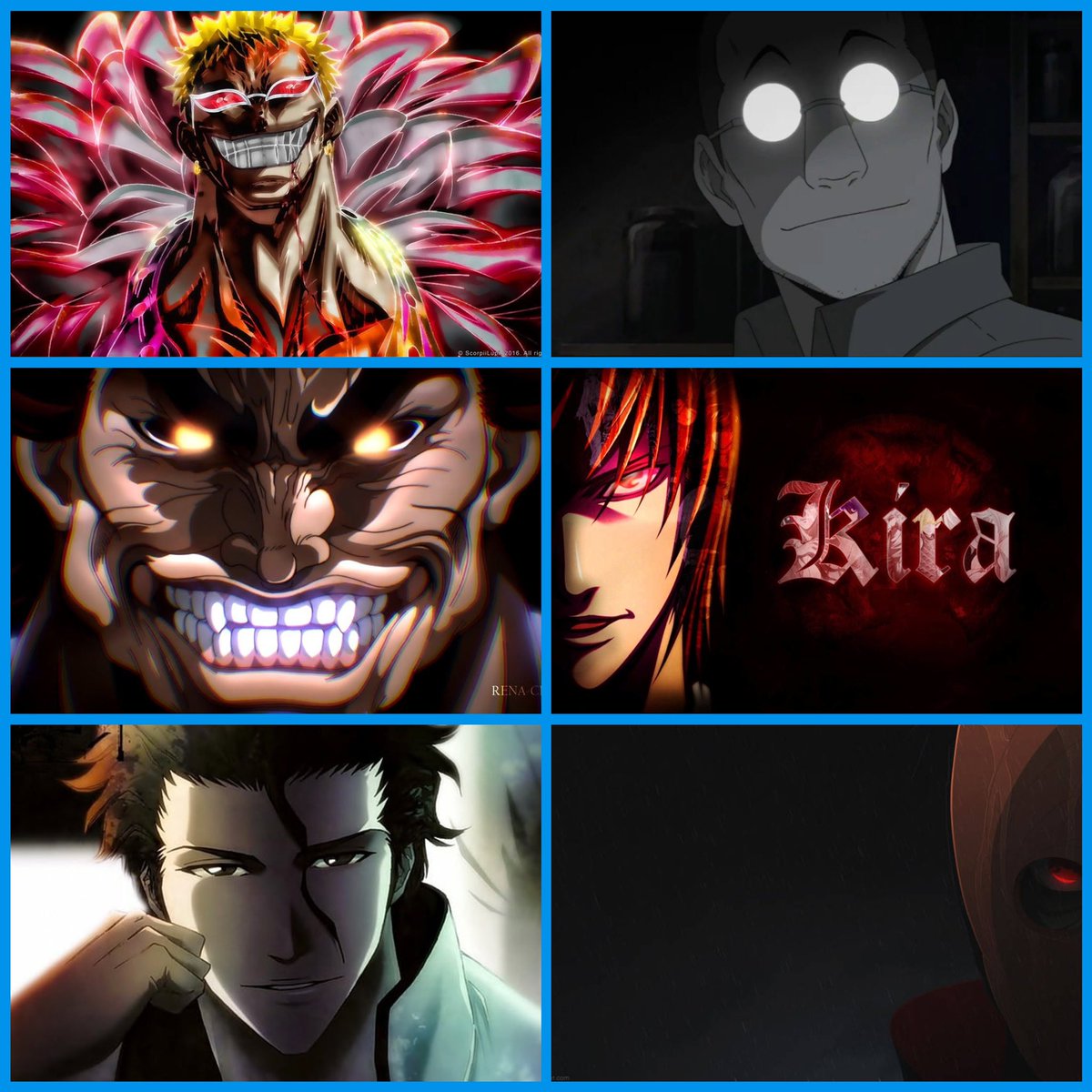 tobiramva's tweet photo. Who‘s the most heartless mf out of these 6? 😈😳🔥 https://t.co/lRqoRfGxym