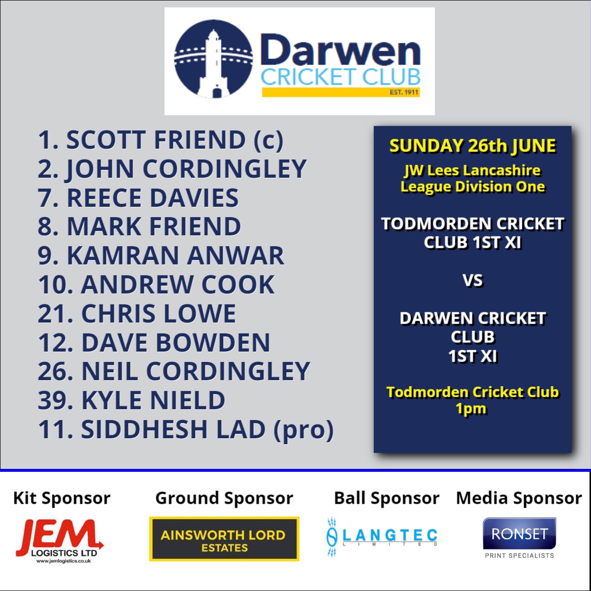 Darwen Cricket Club tweet media