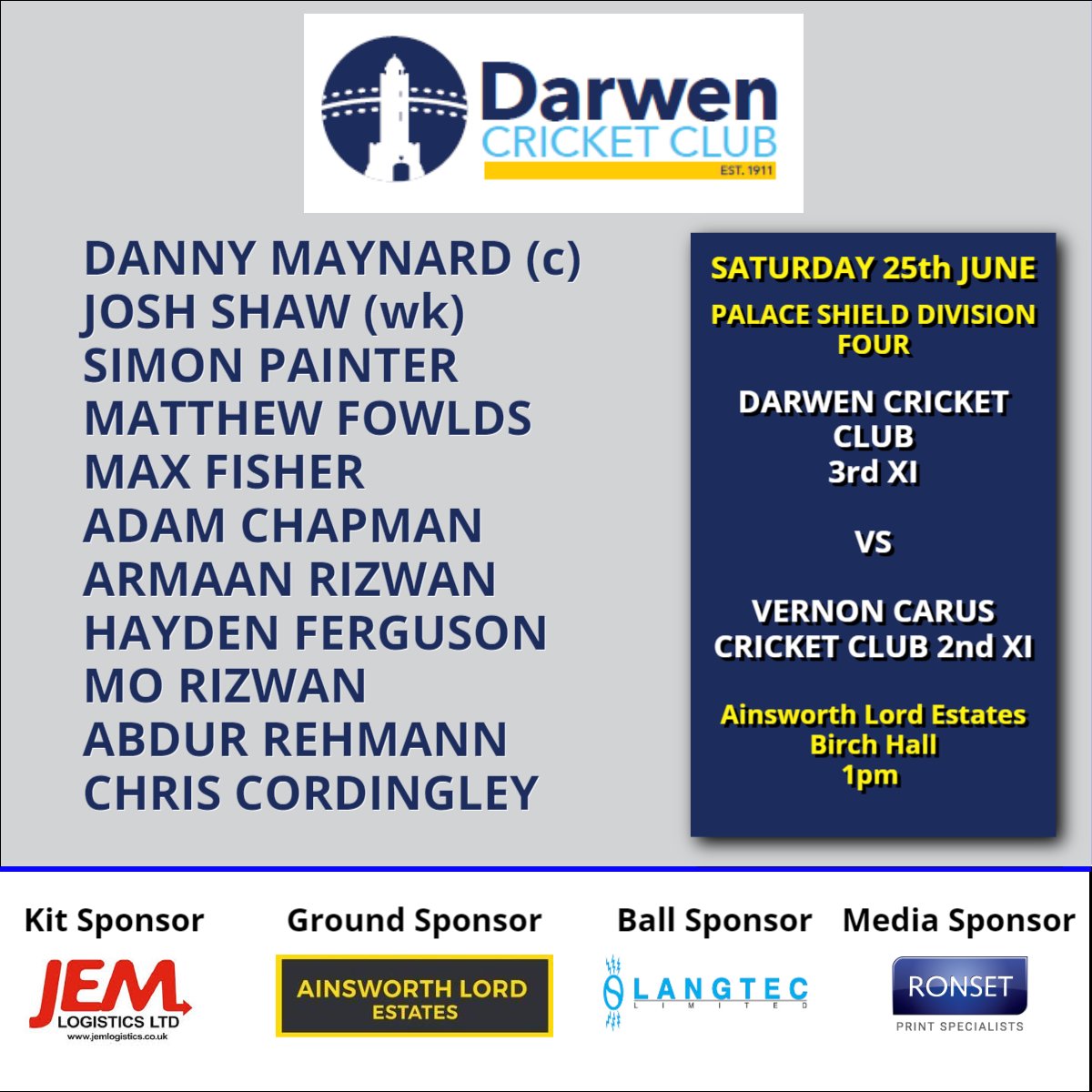 Darwen Cricket Club tweet media