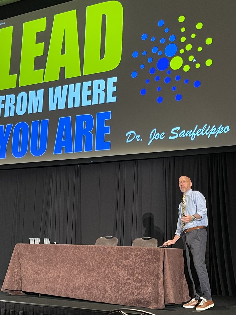 lesliegarakani's tweet image. Great to hear Dr. Joe Sanfelippo.  Amazing message shared with technology leaders.  #TETL2022