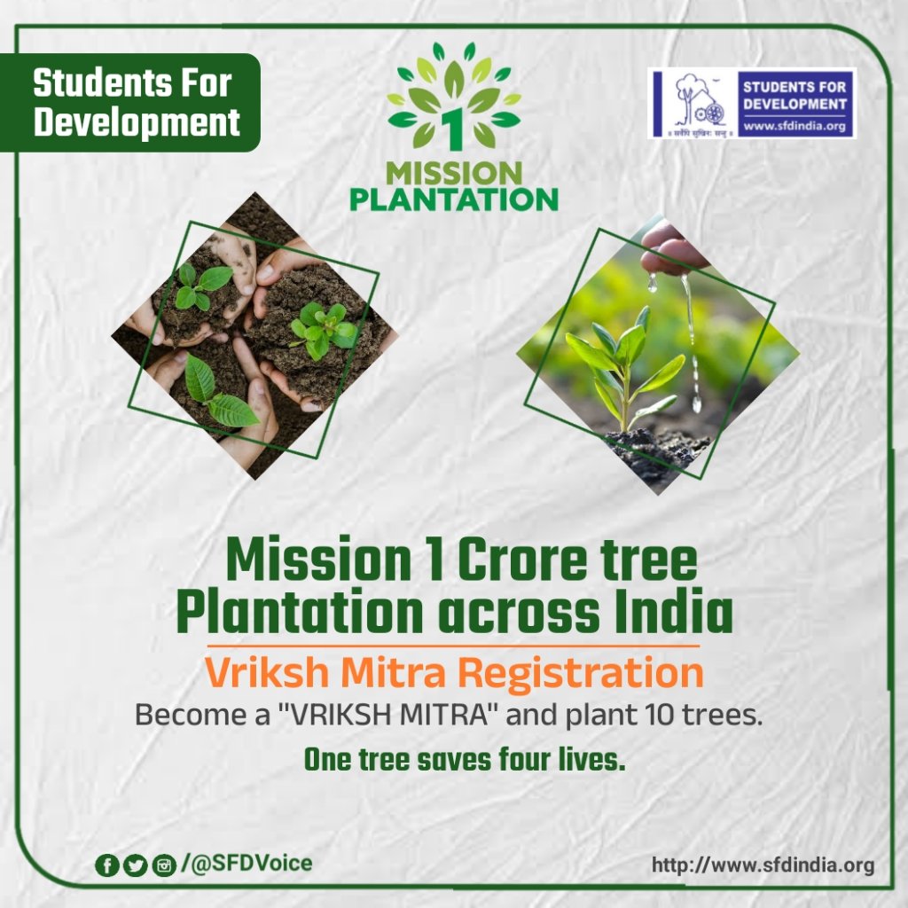 SFDIndiaOrg's tweet photo. On an average, one person would need 1,000 trees to offset this amount of CO2 emitted by each individual.
It's time to reflect on our carbon footprint with this mass campaign.
Join us in this Mission Plantation &amp; be worth the Only Earth we have🌱
#VrikshMitra
#MissionPlantation https://t.co/f3gJYCA92V