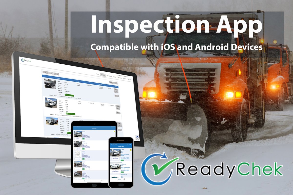 ReadyChek's tweet image. Escape the heat.  Plan for winter and get your fleet ready to roll with ReadyChek #mobileapp for #pretrip #inspections.  Get a jump on winter and plan your free trial today!  Billing is usage based, so no big summer bills while the trucks rest.  #Wedmotivation #compliance #cvor