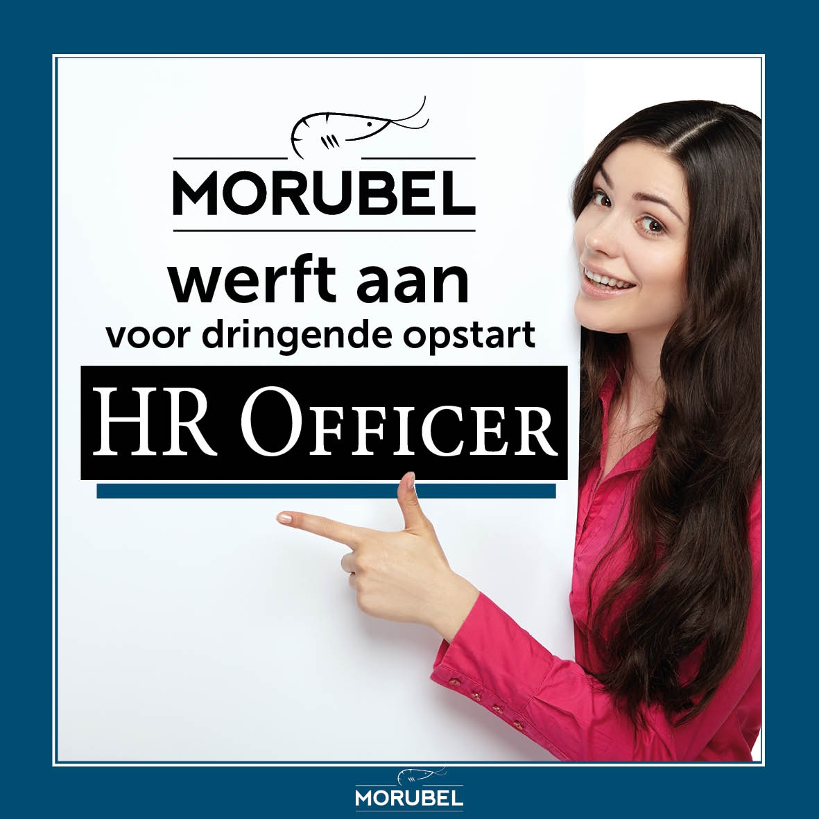 MORUBEL Werft aan!
Voor dringende opstart zoeken wij een

HR-OFFICER

alle info op jobs.morubel.be 

#hiring #hrofficer #morubel  #pureseafoodlove