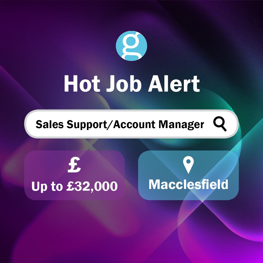 GetRecruitedJob's tweet image. 🔥Hot Job Alert🔥

💼 Sales Support/Account Manager
🌎 Pott Shrigley, Macclesfield
💷 Up to £32,000

Benefits include: Bonus

Want to find out more and apply? 
Visit: ….staging.krakatoa.eu-2.volcanic.cloud/job/sales-supp…

#hotjob #newvacancy #opportunity #applynow #ukjobs #hiring #recruiting #jobsearch