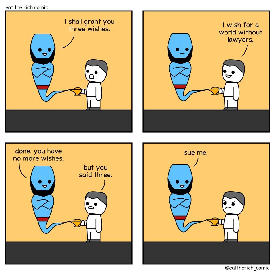 <a href="/CrimBarrister/">CrimBarrister</a> <a href="/Barristerblog/">Matthew Scott</a> With credit to @eattherich_comic