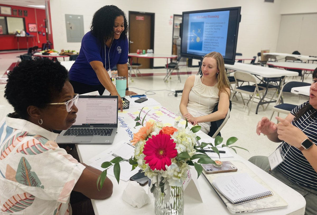 itsbrentdean's tweet photo. Had a great experience co-leading the โTeaching Through The Lensโ of an academy training with the INFAMOUS @DeniseTKing of @CaneRidgeHS !! We had an incredible group of educators!
#academycoach #dreamteam #purplepride #panthernation https://t.co/Rnga5kIdkB