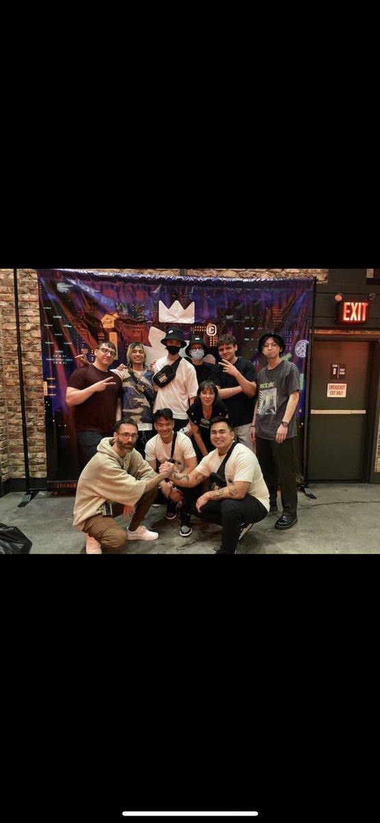 Love these boiz. (*not pictured: @0xchrxme coz he was hammered &amp; @YungGatzby escorted him home)