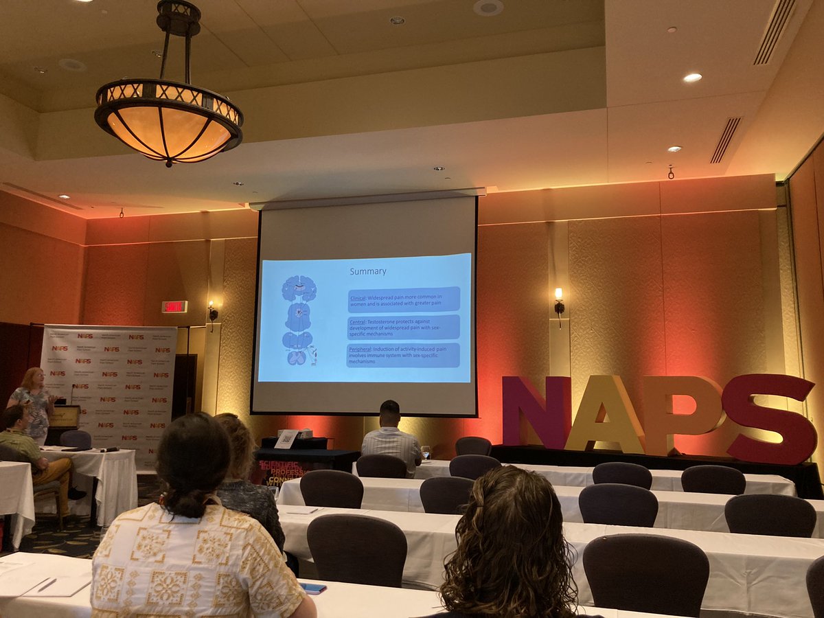 Kicking off #NAPainSchool Day 4 hearing about sex differences in #PainResearch from one of the leaders in the field and powerhouse @ksluka0101 - Always amazed by the  breadth and depth of her work! 🤩