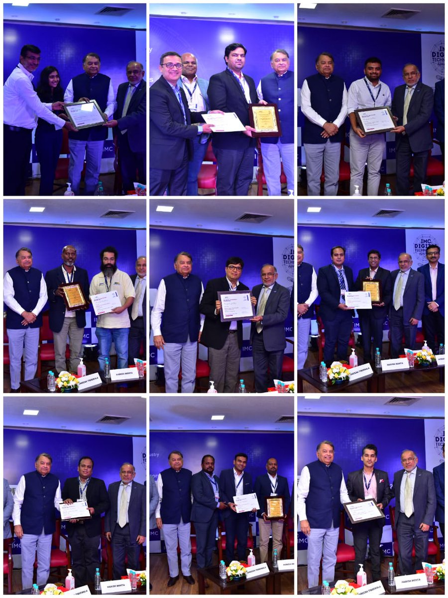 IMCDigiTechAwrd's tweet photo. Award distribution ceremony at the #IMCDigitalTechnologyAwards2021 at IMC today.  Congratulations to all the winners

@azenteducation @QodeNext https://t.co/s8RaASN627