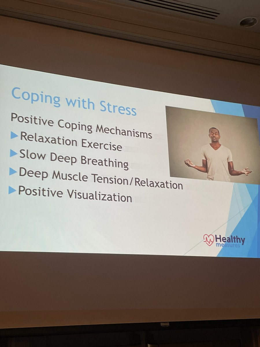 barbeflanagan's tweet photo. @Aramark we had an excellent speaker today at the East Region Meeting.  Dr. Beverly Richards helped us understand how to deal with stress.  Great session.  @K12Aramark https://t.co/M3HdWG62ah