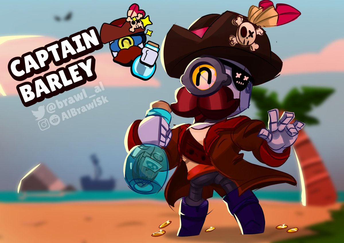 brawl_al's tweet photo. CAPTAIN BARLEY!

#BrawlStars #BrawlStarsArt #Barley https://t.co/TuKkbQ92AH
