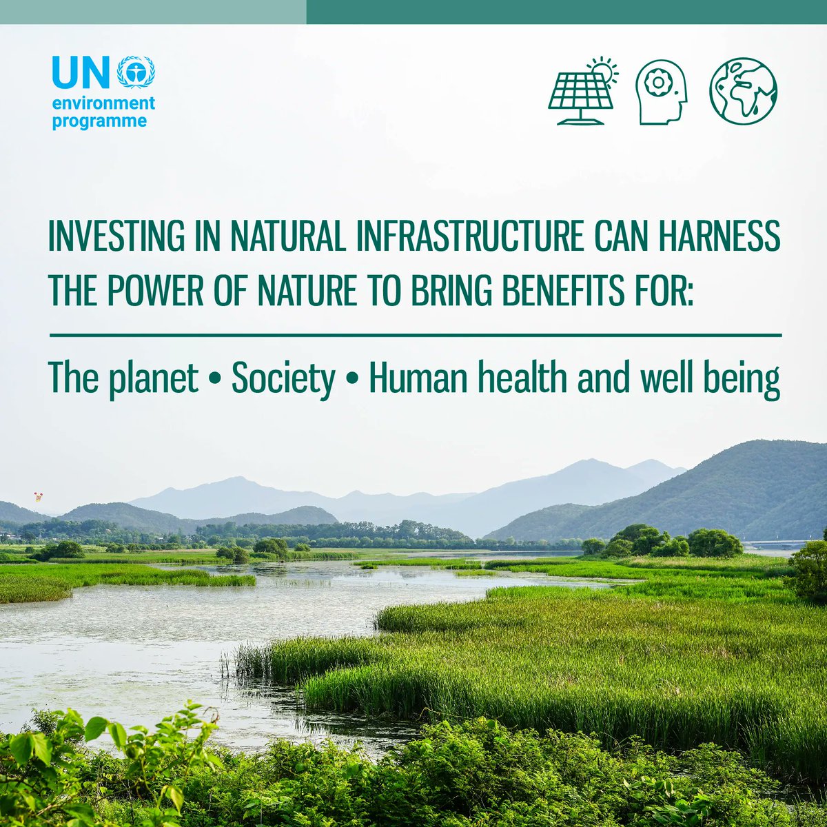 UNEP's tweet photo. Infrastructure is central to sustainable development, underpins economic
growth &amp; delivers the services that are essential to improve livelihoods &amp;
well-being.

🆕 edition of the International Good Practice Principles for Sustainable Infrastructure: https://t.co/pgCE57eLLX https://t.co/K6Dmz1KAXh
