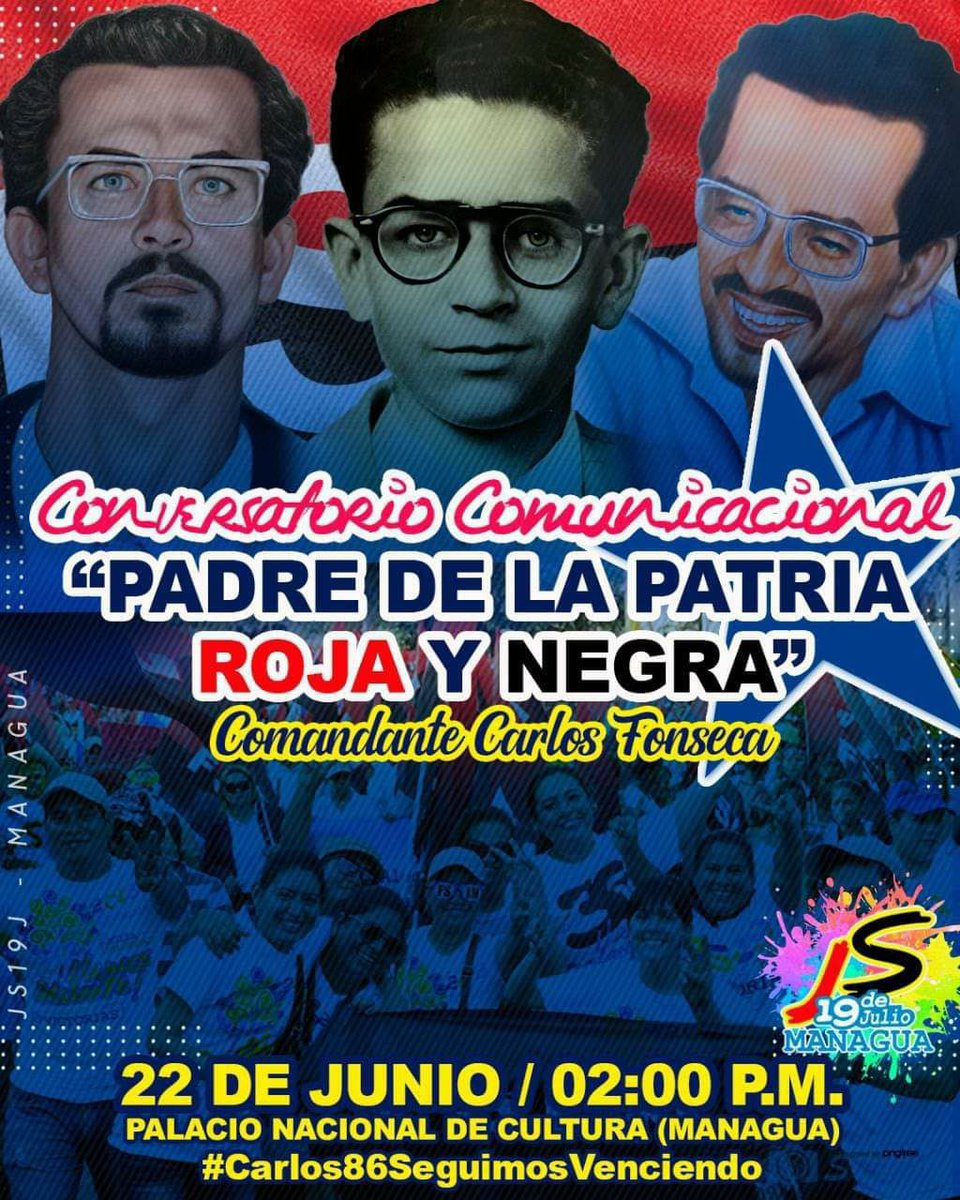 #Carlos86SeguimosVenciendo la Revolución Sandinista sigue haciendo realidad los sueños del padre #4319FuerzaDeVictorias y nos detienen.