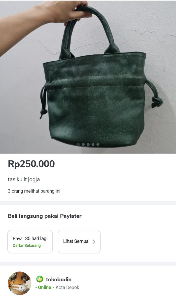 dinnah_'s tweet image. Tas kulit asli dipakai kurang dari 5x. Desainku sendiri pesan di pengrajin kulit Jogja. Siapa mauu? #prelovedbag #handbag 

tokopedia.link/bz0kXJuk4qb