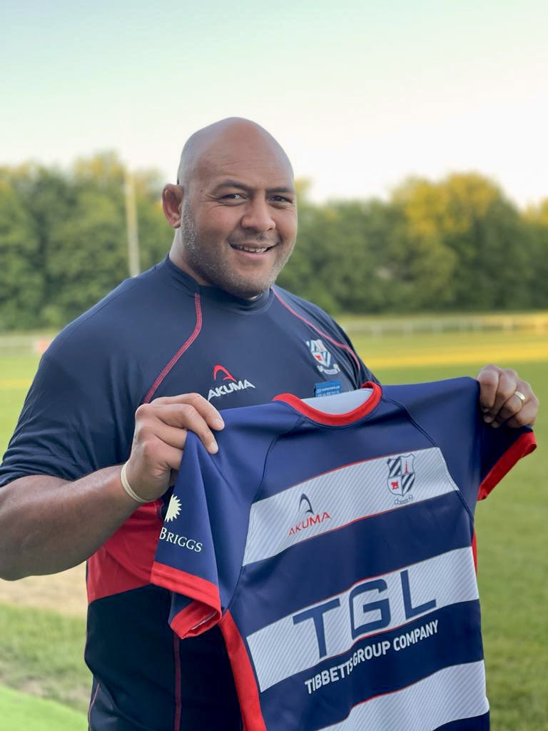 BanburyRUFC's tweet photo. Premiership and World cup star Joins Banbury RUFC's Coaching team
 
Banbury RUFC are delighted to announce the signing of former Tonga international Soane Tonga'uiha as player-coach. https://t.co/s76vossvpT
