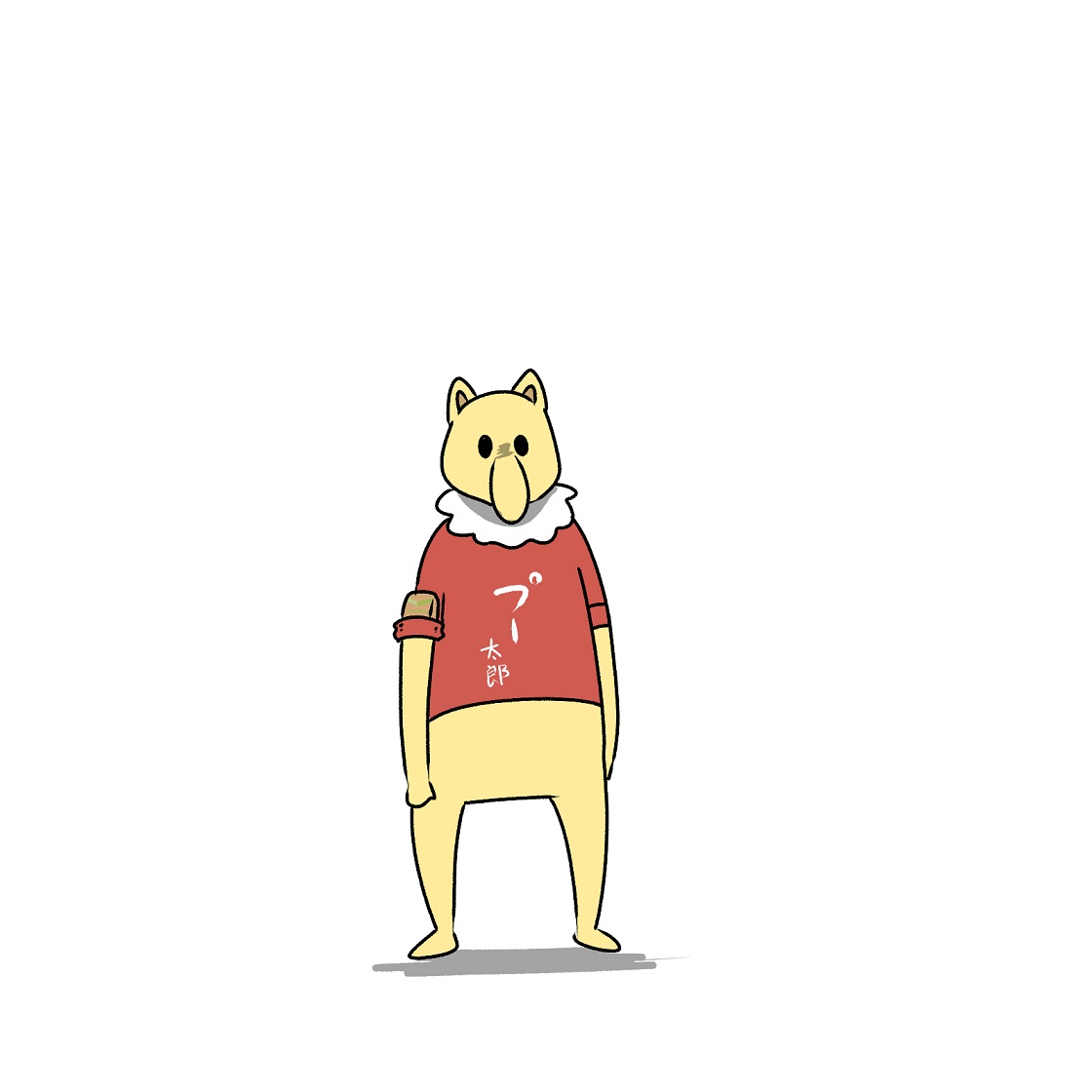 white background shirt simple background no humans red shirt standing solo  illustration images