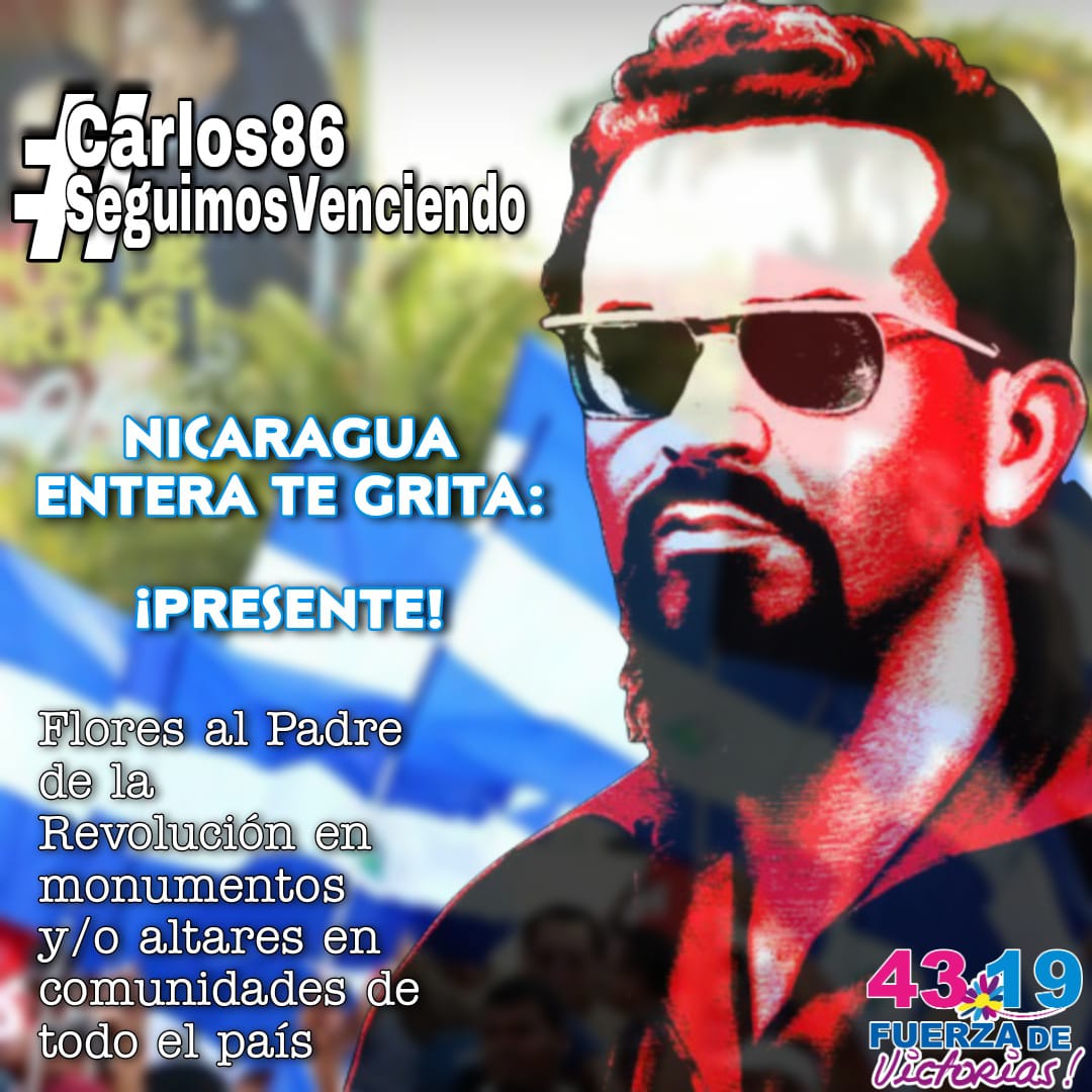 #Nicaragua 🇳🇮 preparada para decir ¡PRESENTE! al Padre de la Revolución ❤🖤 Comandante Carlos Fonseca Amador ✊🏽

#23Junio actividades en todo el país ✌🏻