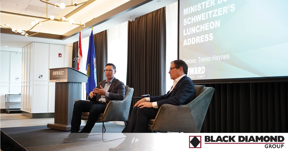 BlkDiamondGrp's tweet photo. Last week, our Leadership team and special invited guests gathered at the Glencoe Club in Calgary for Onward: A Visionary Summit presented by Black Diamond Group and LodgeLink. Thank you to all who attended and made this event a success!
#OnwardBDI #BusinessInCalgary https://t.co/EgfgqODEnZ