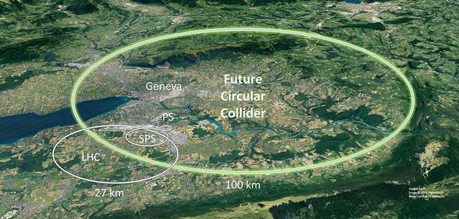 ScienceCQFD's tweet image. [#Infographie] Le #FutureCircularCollider (FCC) VS le #LargeHadronCollider (LHC) bit.ly/3xKZbSJ #LaMethSci