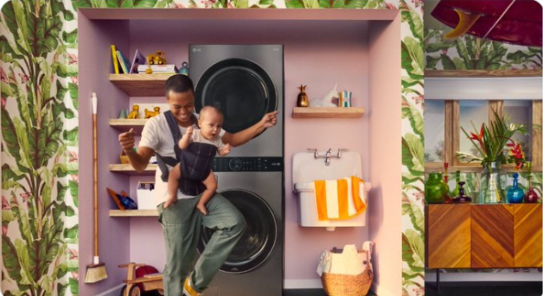 Got a little BBQ Sauce on you? Don’t worry we got you covered! #LGWashTower #LGLaundry #LGFam #LGUS