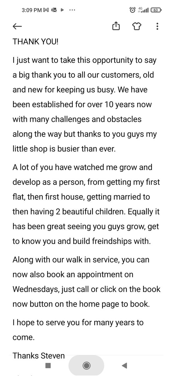 Thank you